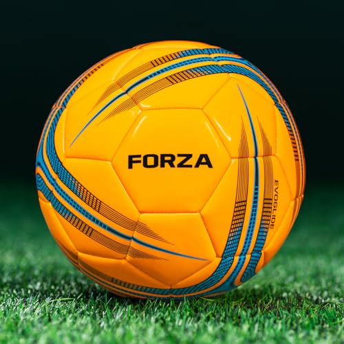 FORZA Mini Skills Football – Pallone da allenamento misura 1 per bambini e adulti, in PVC resistente, per interni ed esterni, confezione da 1, arancione