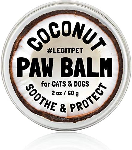 Natural Coconut Oil Dog Paw Balm by legitpet