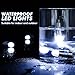 LIHAO 24x Battery Operated LED Party Lights Bulbs for Paper Lantern Balloons Party Decoration, Waterproof - White