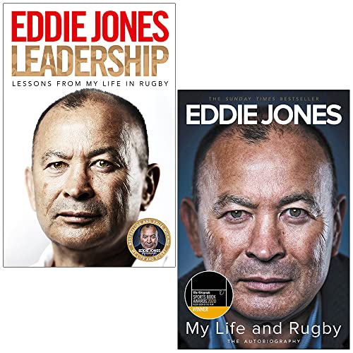 Eddie Jones Collection 2 Books Set (Leadership Lessons From My Life In Rugby [Hardcover] & My Life And Rugby)