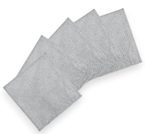 See full amazon price history chart for GLUN® Non-Scratch Wire Dish Cleaning Towel, 8x8 Inch Multipurpose Wire Dishwashing Rags for Wet and Dry Use, Scrubs & Cleans for Dishes, Stove Top and Tiles (Pack of 5) GLUN® Non-Scratch Wire Dish Cleaning Towel, 8x8 Inch Multipurpose Wire Dishwashing Rags for Wet and Dry Use, Scrubs & Cleans for Dishes, Stove Top and Tiles (Pack of 5) (B0CZT6GY2F) Amazon Price History, Amazon Price Tracker