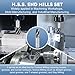 6PCS H.S.S End Mill Set - Bridgeport End Mills 4 and 6 Flute, Cutting Dia 3/4-1 Inch, 3/4