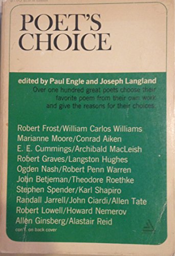 Poet's Choice B000J0Y9EE Book Cover