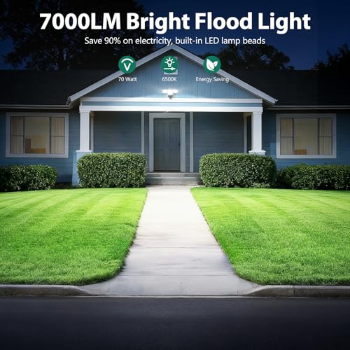 Motion Sensor Floodlight with Security Camera