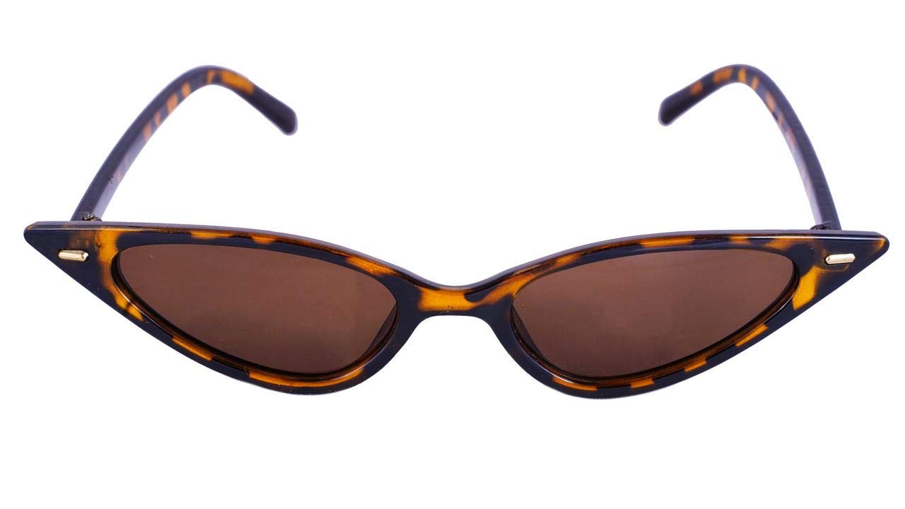 Cateye Sunglasses For Girls&Women.Brown Color UV Protected Lens.Leopard Print Frame.Size-SMALL.-image-21