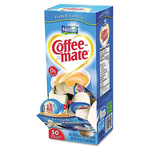 Product of Nestle Coffee-mate Liquid Creamer Singles, French Vanilla (50 ct.)- Pack of 3 - [Bulk Savings]