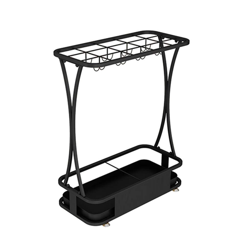 Support de parapluie hôtel 15 trous pour sol sec et rangement détachable facile