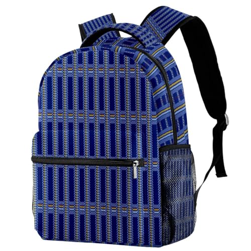 Sac de voyage décontracté et robuste au motif écossais chic