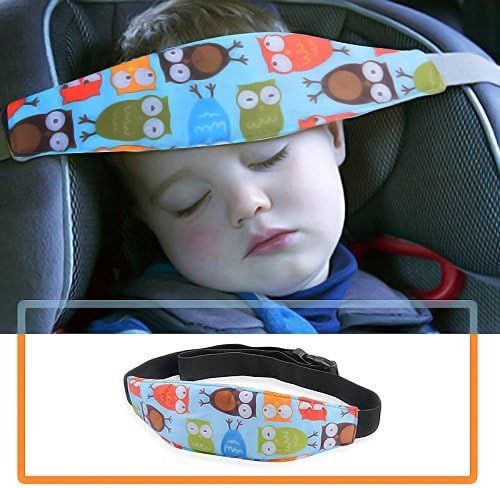 Head Support for Stroller Car Seat - Head Band Strap Headrest for Sleeping Traveling for Toddler Kids Children Child Baby Infant