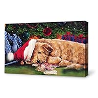 Canvas Wall Art Merry Christmas Canvas Prints Home Artwork Decoration for Living Room,Bedroom - 12x18 inches
