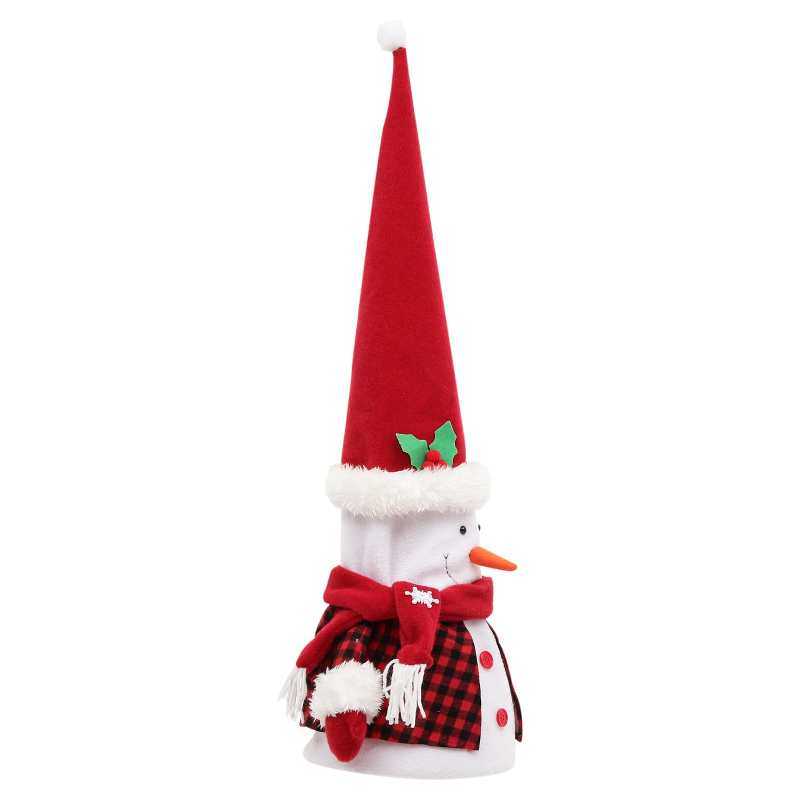 Copa del árbol de Navidad de muñeco de nieve ligero SEWACC que no dobla las ramas altas