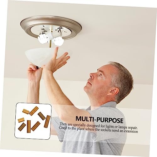 Miniatura 6 de Jewedeco 8piezas Varillas Roscadas Para Lámparas Accesorios Dorados Iluminación Profesional