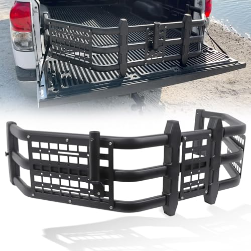 Trumgeta Truck Bed Extender w/MOLLE Panel & Flagpole Holder 54-61 Adjustable