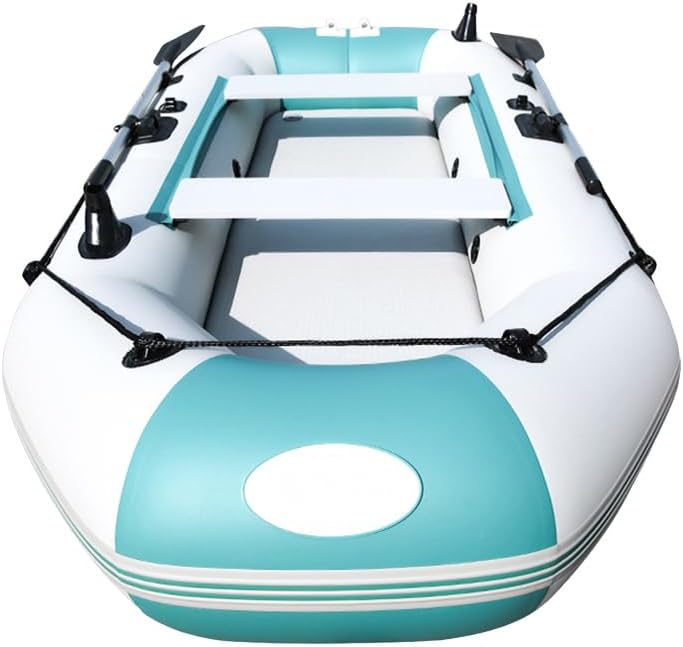 Inflatable Boat, Fishing Rubber Boat, Air Cushion Fishing Boat, 2+1 Independent Air Chamber, Anti-Collision Strip Design