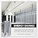 Acepunch 4x7' Clear PVC Strip Curtain Kit - 48