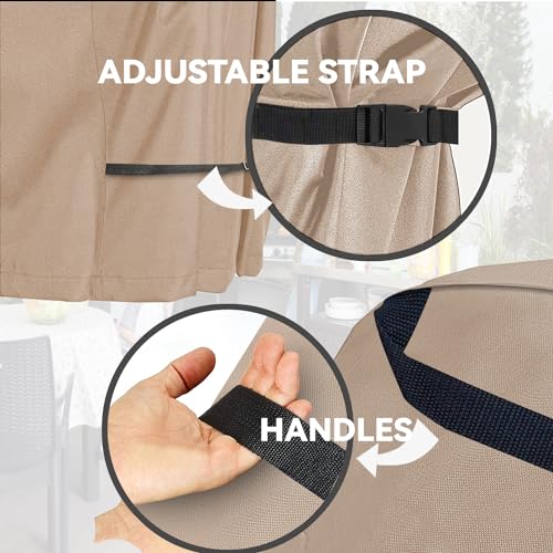 Wnanan Capa de Mesa para Forno de Pizza Ao Ar Livre para Nuuk, Mesa de Forno de Pizza Ao Ar Livre co