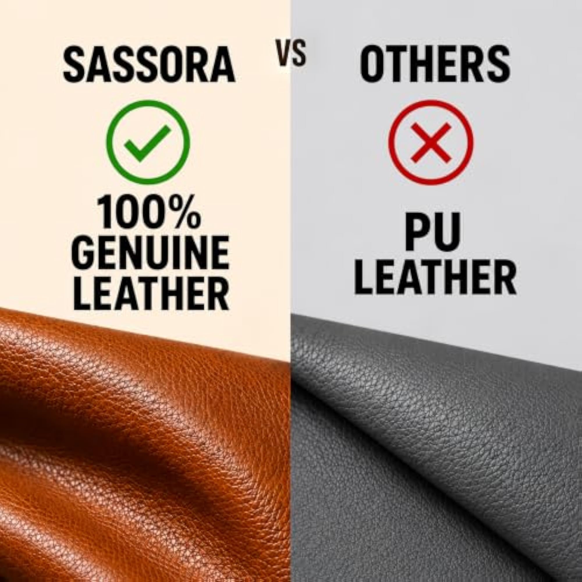 Genuine Leather Mini Pouch for Women, Taupe