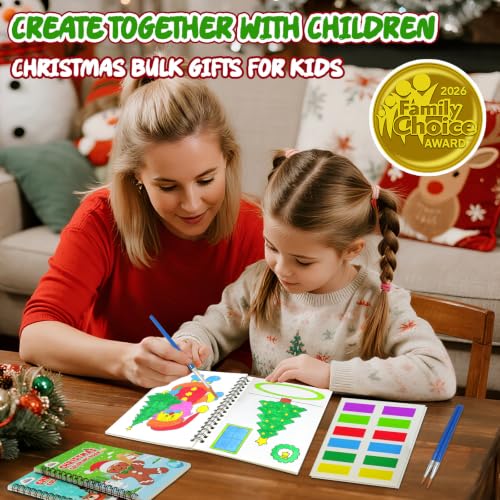Image of ZMLM 24 Pack Christmas Coloring Books - Birthday Party Favors for Kids 4-8
