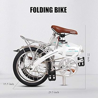 16"Falträder Erwachsene Kinder Mini Single Speed ​​Faltbares Fahrrad Aluminiumlegierung Leichtes tragbares faltbares City Bike Fahrrad – Bild 4