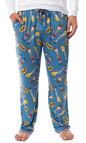 MTV Mens' Beavis and Butt-Head Logo TV Show Sleep Pajama Pants