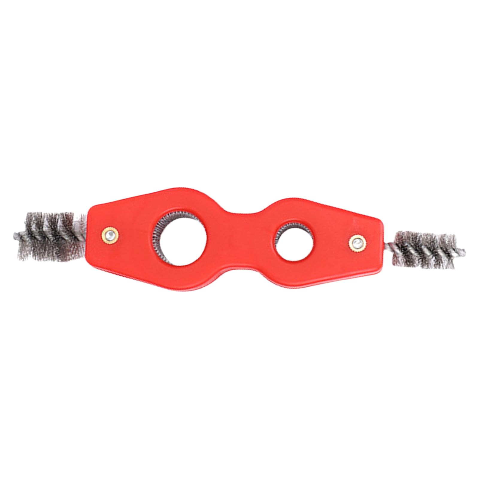 Woedpez Red Multifunction Steel Wire Brush For Car Battery Terminals Maintenance And Metal Pipe Polishing Deburring Cleaning Brush Vehicle Terminals Cleaner