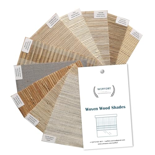 Motorized Roman Woven Shades with HomeKit & Remote