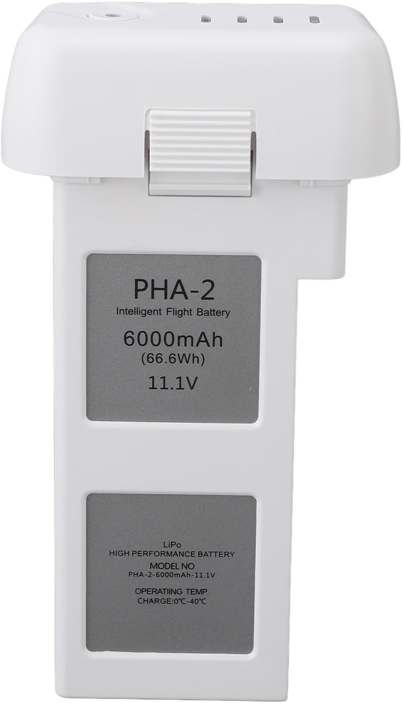 Original 2 Series Intelligent Flight Battery, 11.1V 6000mAh Intelligent Flight Battery Drone Replacement Lithium Battery with LED Indicators for Phantom 2 Series Pro