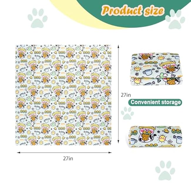 Cat Wrap for Cutting Nails and Grooming,Cat Restraint Wrap for Nail Clipping,Self-Adhesive Fabric Cat Swaddle Burrito Wrap for Nail Trimming (Cow Style)-8G8mhXO6
