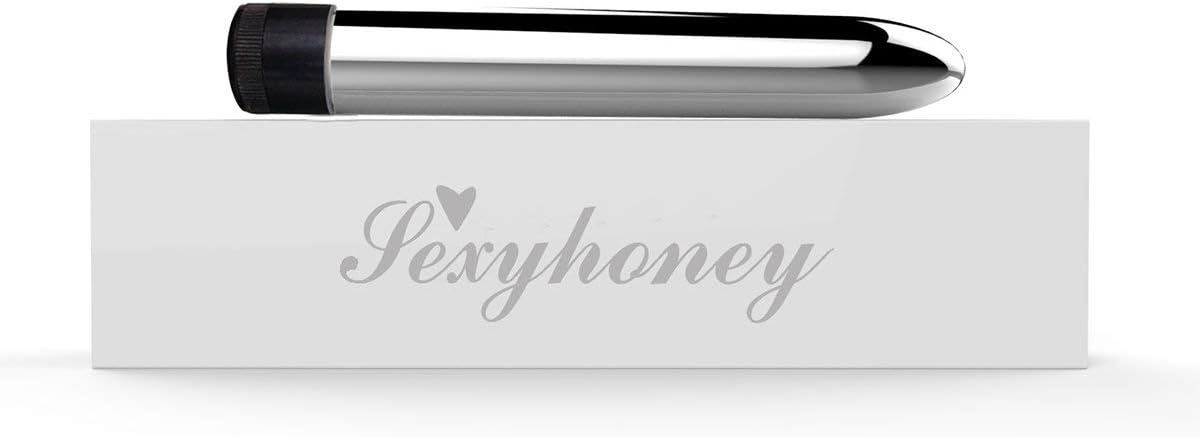 Discreet Gift by AUQITEK - 5 inch Powerful Vibration in Silver