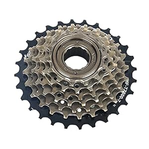 CJHZQYY MF-TZ500 7-Fach Freilauf Schraubkranz, Ritzel Fahrrad Freilauf Verwendet für Mountainbikes Rennräder Falträder MTB-Fahrradteil
