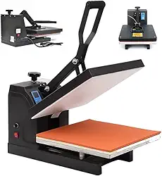 Prensa Térmica Plana Digital 38x38cm 110V Sublimação, DTF e Personalização Profissional