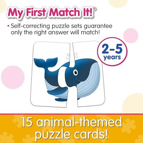 The Learning Journey 115251 My First Match It - Head And Tails - 15 Piece Self-Correcting Animal Matching Puzzles - Learning Toys For Toddlers 1-3 thumb #2