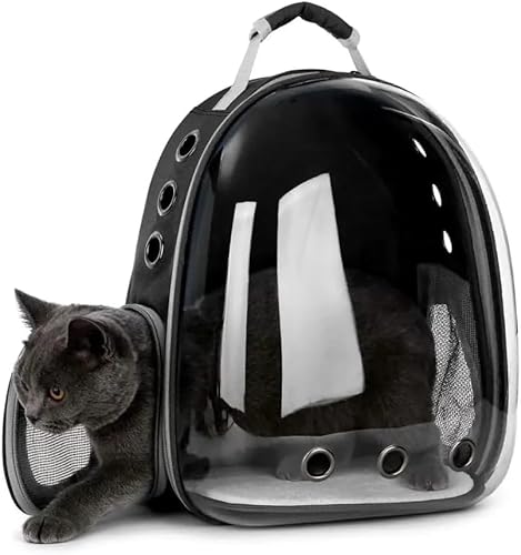 Mochila De Transporte Para Pets Cachorros E Gatos Com Ventilação Transparente E Visão Panorâmica Bol