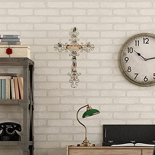Fencelly Religieuze Cross Sticker Muursticker Het leven van Christus Collectie Muurkunst Sticker Opknoping Kruis voor Home Window Decor - Image 3