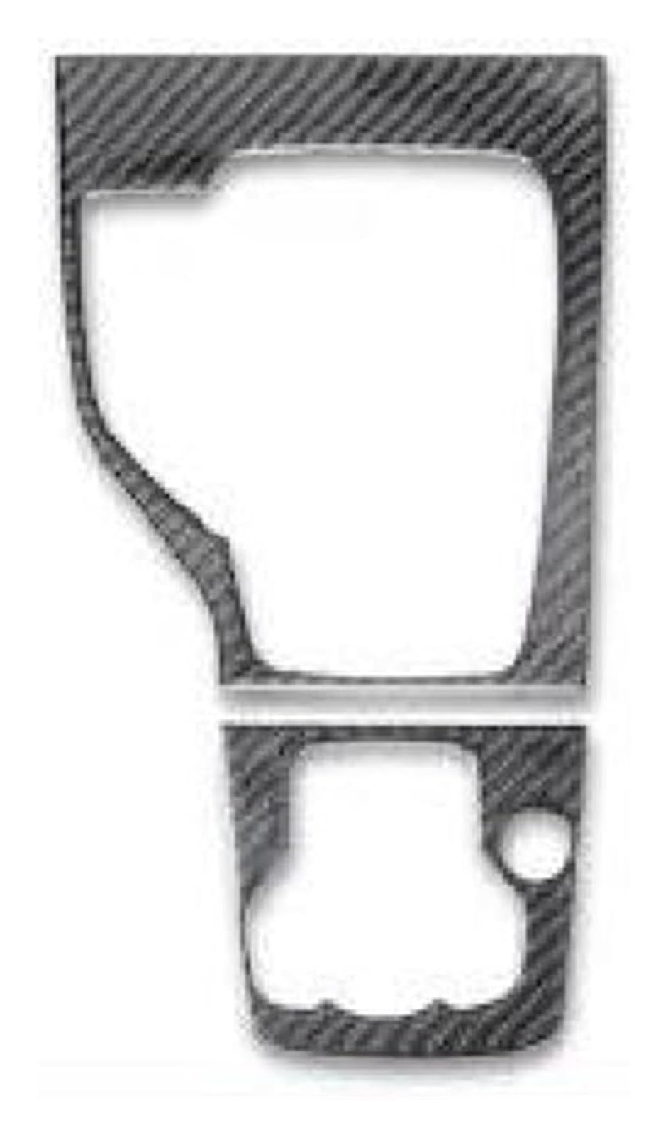 Carbon Fiber Interior Stickers for Mazda 3 Axela Gear Shift Panel Decorative Cover Strips Decal Stickers Centre Console Trim(A-Left Rudder)