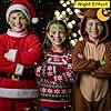 Glow In Dark Christmas Temporary Tattoos | Luminous Christmas Decorations Accessories Party Favors Supplies Goodie Bags Stocking Stuffers Xmas Santa Claus Snowman Gift Idea For Kis Teen Adult-60Pcs #4