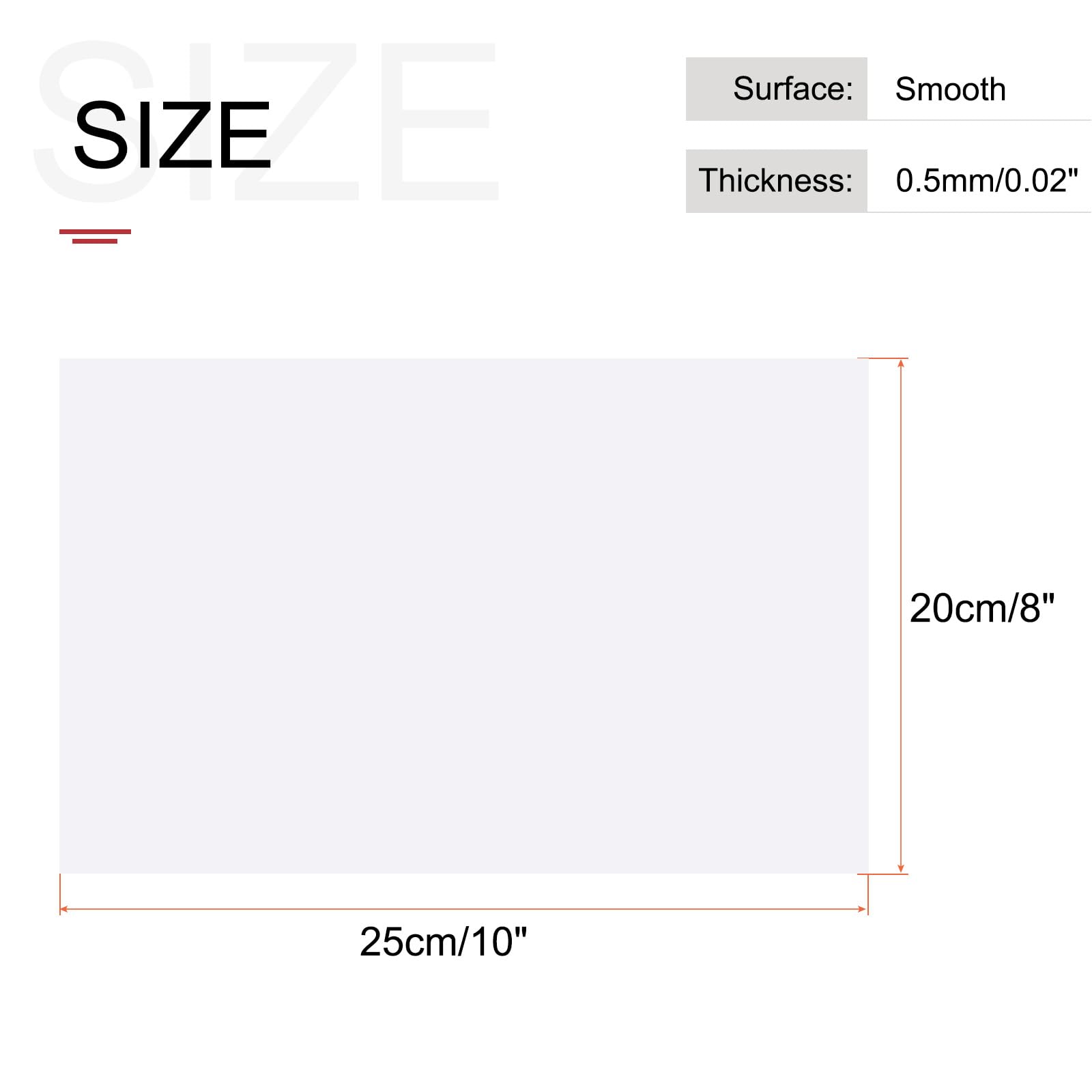 ABS Plastic Sheets for Models & Crafts - 6 Pcs -2 ABS Plastic Sheets for Models & Crafts - 6 Pcs -2