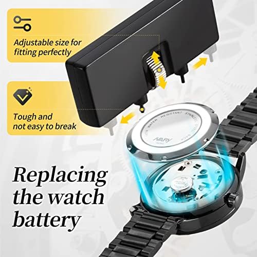 360 Barre A Molla Per Orologi - Acciaio Inox 1.5mm, Lunghezze 8-25mm, Con Strumento - Foto 7