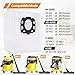 Gudotra 10 Stück WD6 Beutel für Kärcher Staubsaugerbeutel WD4 WD5 WD5P WD6P MV4 MV5 MV6 mit 2 Stück WD6 Filter für Kärcher 2.863-005.0 WD4 Ersatzteil KFI 487