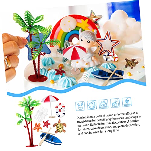 NOLITOY 40 Pçs Enfeites De Decoração De Bolo Decoraciones Para Pasteles Decorações De Bolo De Oceano