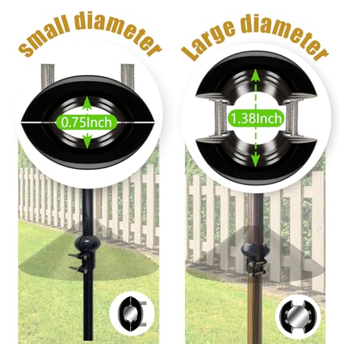 image for pavtner Squirrel Baffle Accessory for Bird Feeder Pole, Pole Mounted B