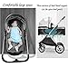 WIGSELBL Double Infant Stroller, Tandem Stroller for Twins, Foldable High Landscape Reversible Pushchair, Black