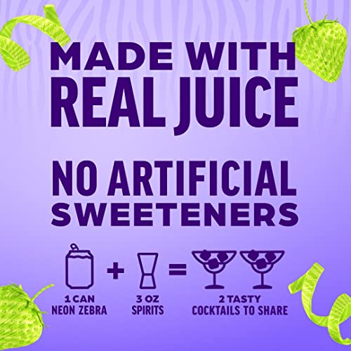 Neon Zebra 4 Flavor Variety Pack (Mojito, Margarita, Strawberry