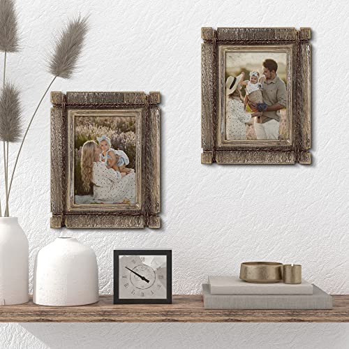 Takfot-Rustic-Picture-Frames-5×7-Wooden-Picture-Frame-Set-of-2-Barnwood-Distressed-Western-Photo-Frames-with-Real-Glass-Hemp-Rope-Wall-Tabletop-Display-Christmas-Gifts-for-Mothers-Fathers-Family-Frien Takfot Rustic Picture Frames 5×7 Wooden Picture Frame Set of 2 Barnwood Distressed Western Photo Frames with Real Glass Hemp Rope Wall Tabletop Display Christmas Gifts for Mothers Fathers Family Frien