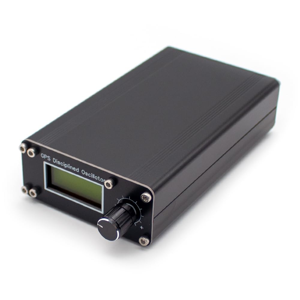 GPSDO Frequency Reference Source, Rubidium Atomic Clock with OCXO, GPS Disciplined Oscillator Signal Generator 10MHz
