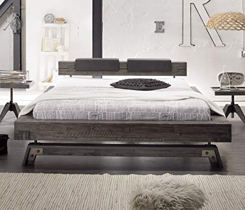 Hasena Factory Line Bettgestell Akazie Vintage Grey 180x200