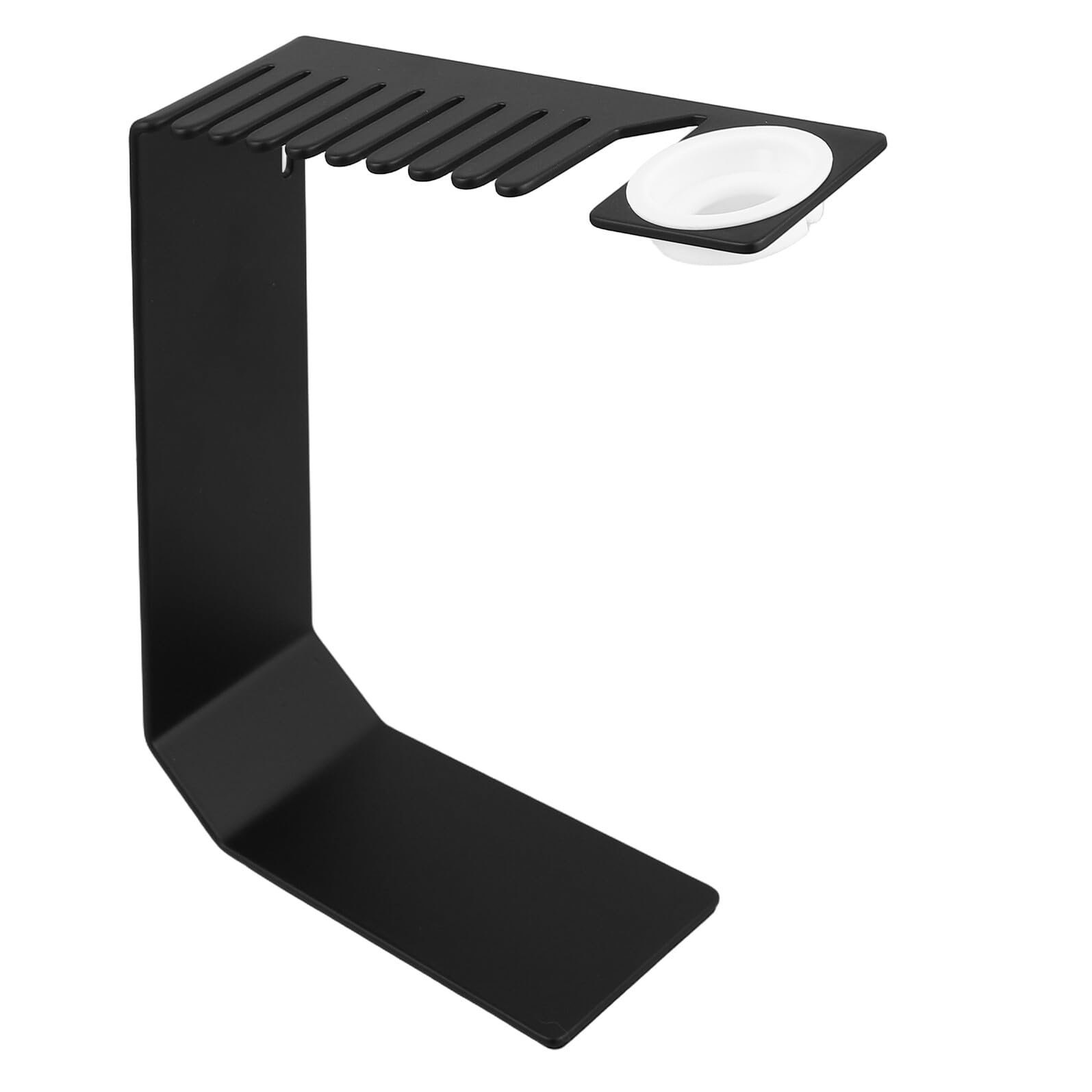 4 Pièces Support de Chargeur Montre Connectée avec Rangement Bracelet Intégré Base Stable Antichute Station de Charge Multifonction pour Bureau Accessoire Noir Compact et Organisé