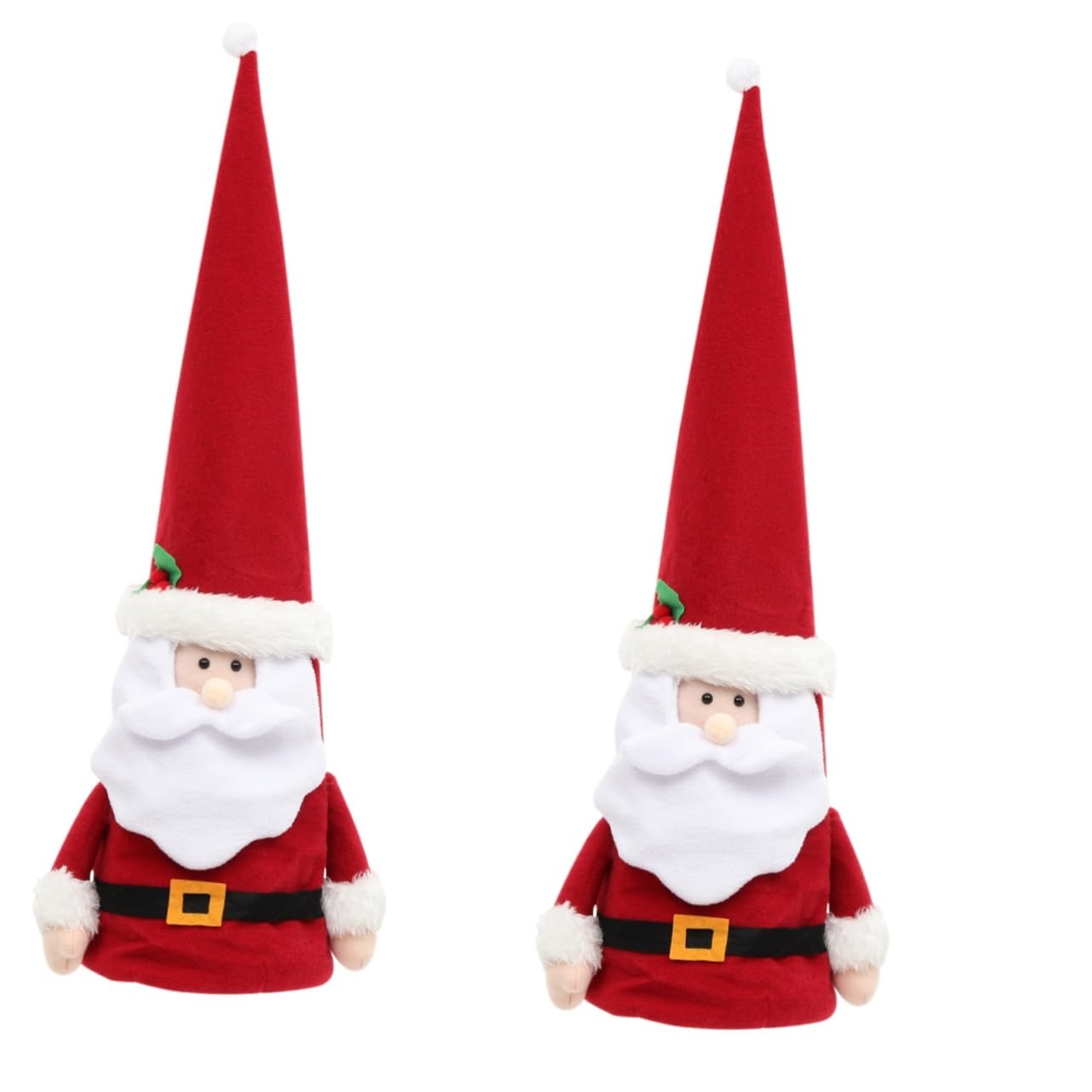 MAGICLULU 2st Weihnachtsbaumspitze Stern Untersetzer Weihnachten Im Freien Girlande Dekoration Neon Flackern Festival-Ornament Weihnachtsbaum Weihnachts-Accessoire Partyschmuck Stoff