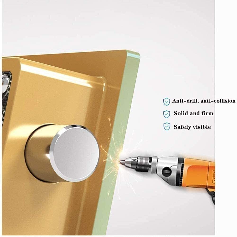 RLKHXBS Fireproof Waterproof Safe and Money Box, Safety Boxes for Cabinet Home Safes Combination Lock, Steel Mechanical Anti-Theft Device Key Password