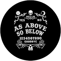 Vista 3 de Occult Satanic Goth Wicca Magick Ouija As Above So Below PopSockets PopGrip intercambiable